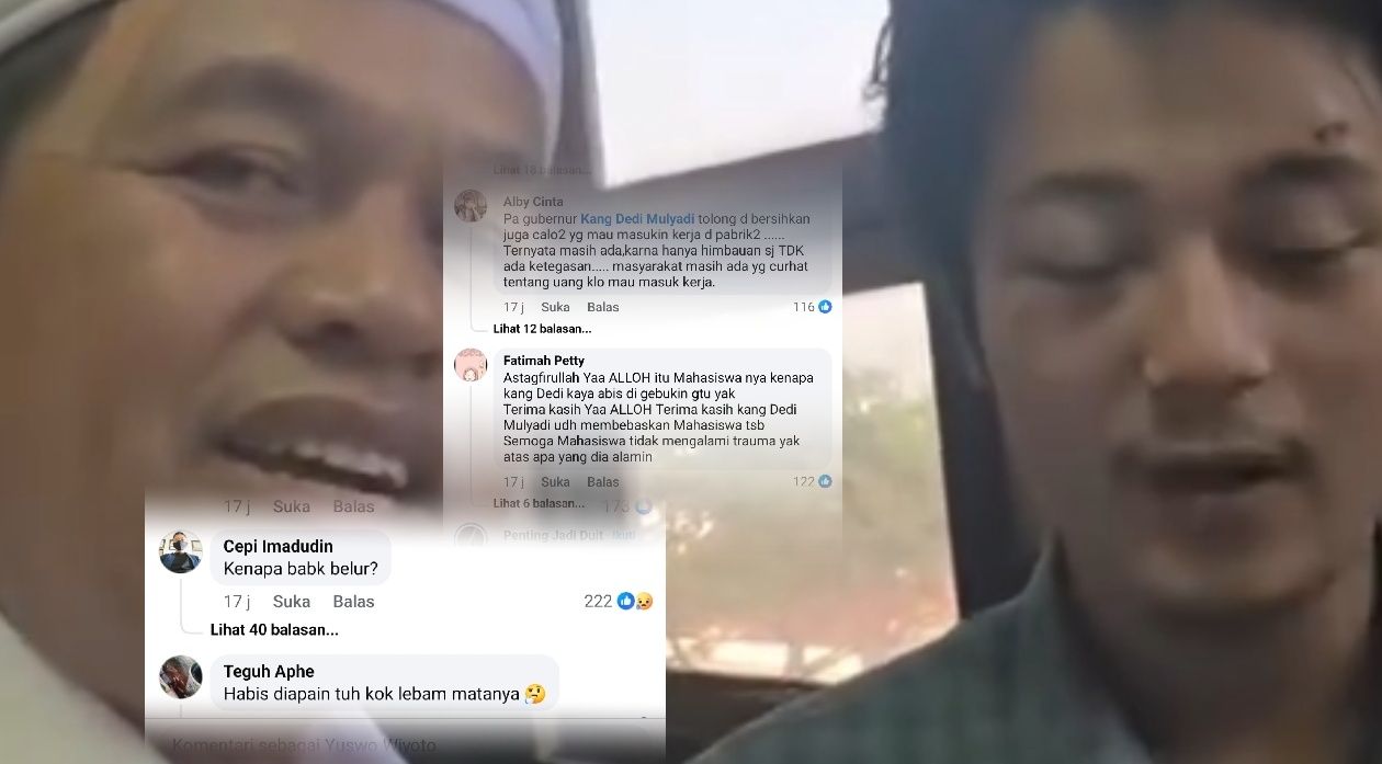 Viral! Mahasiswa UNISBA Terlihat Babak Belur Saat Dijemput Kang Dedi, Netizen Soroti Dugaan Kekerasan
