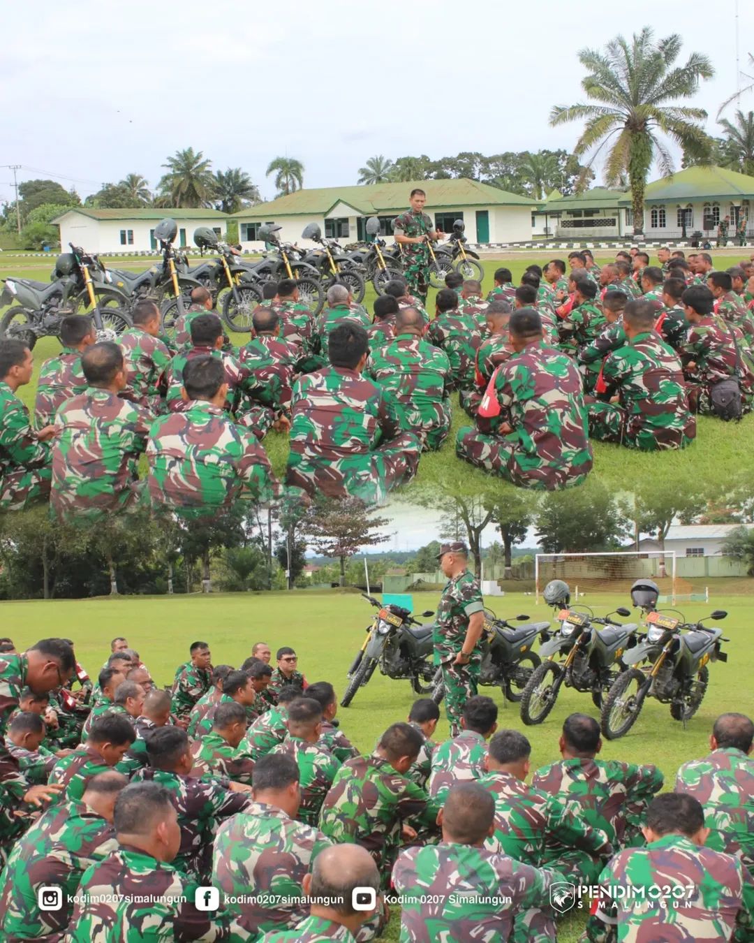 Dandim 0207/Simalungun Berikan Arahan Kepada Personil Jelang Pergantian Tahun