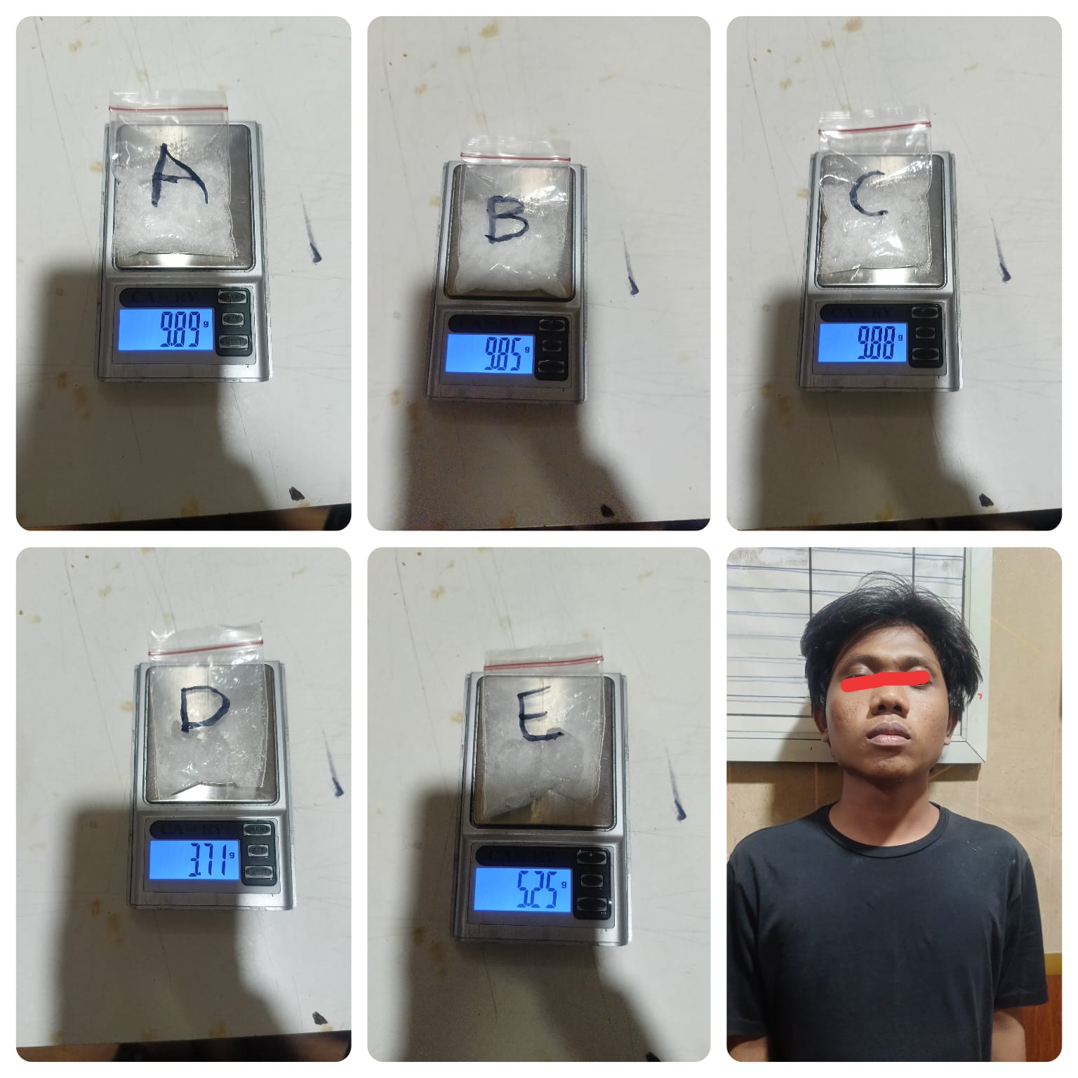 Satresnarkoba Polres Priok Patahkan Peredaran Gelapa Narkoba Jenis Sabu