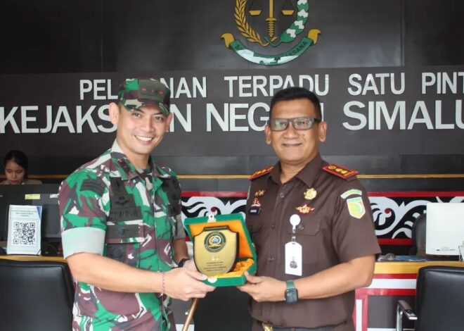Pererat Sinergi TNI–Kejaksaan, Dandim 0207/Simalungun Kunjungi Kejari Simalungun