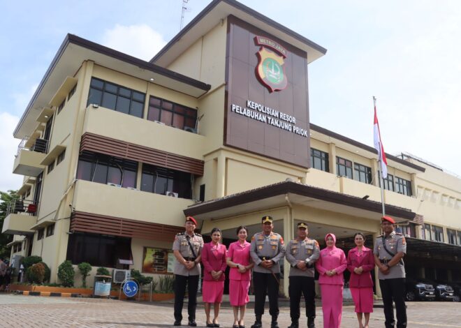 Polres Priok Gelar Upacara Serah Terima Jabatan Kasatreskrim
