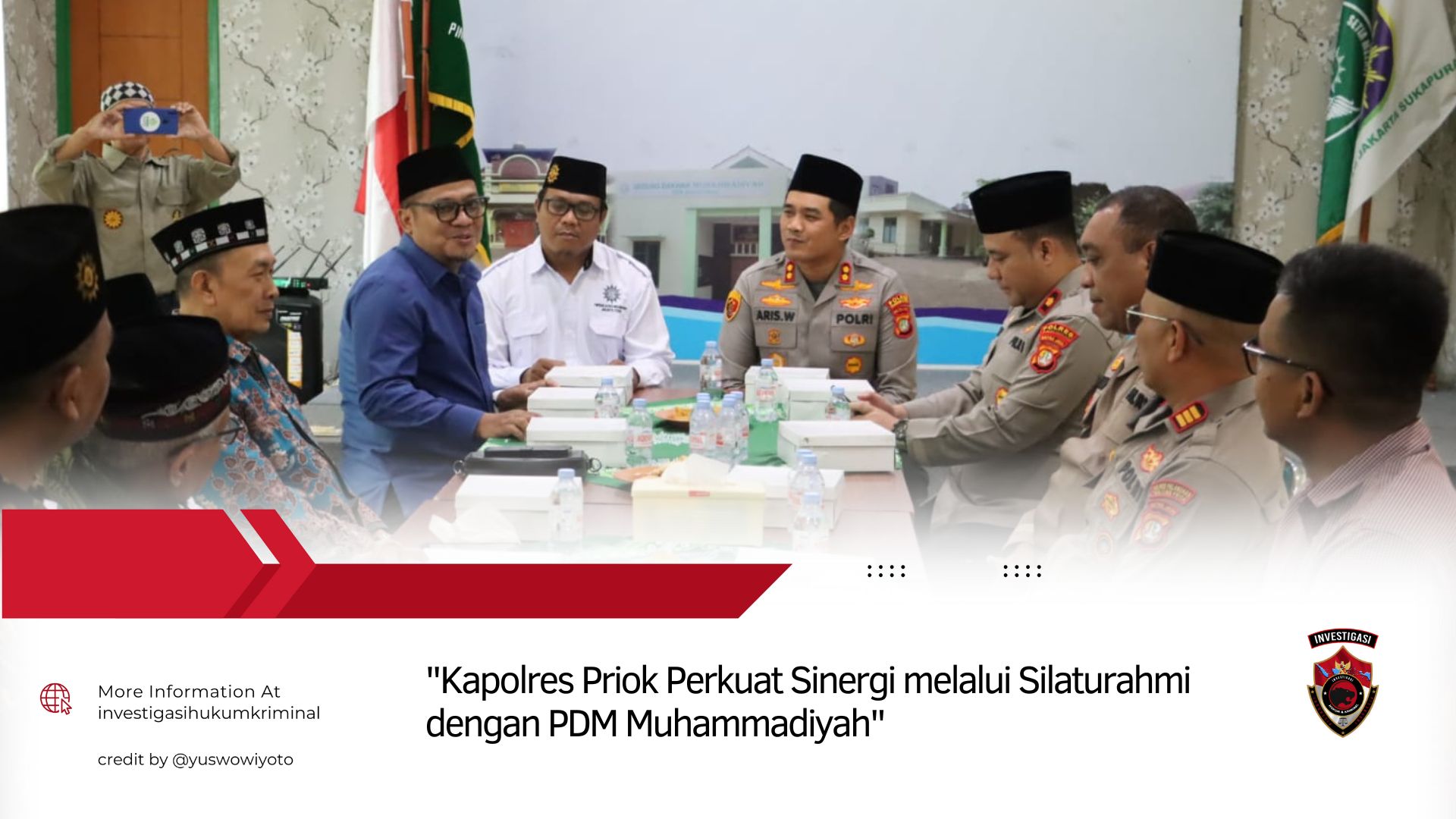 Kapolres Priok Perkuat Sinergi melalui Silaturahmi dengan PDM Muhammadiyah
