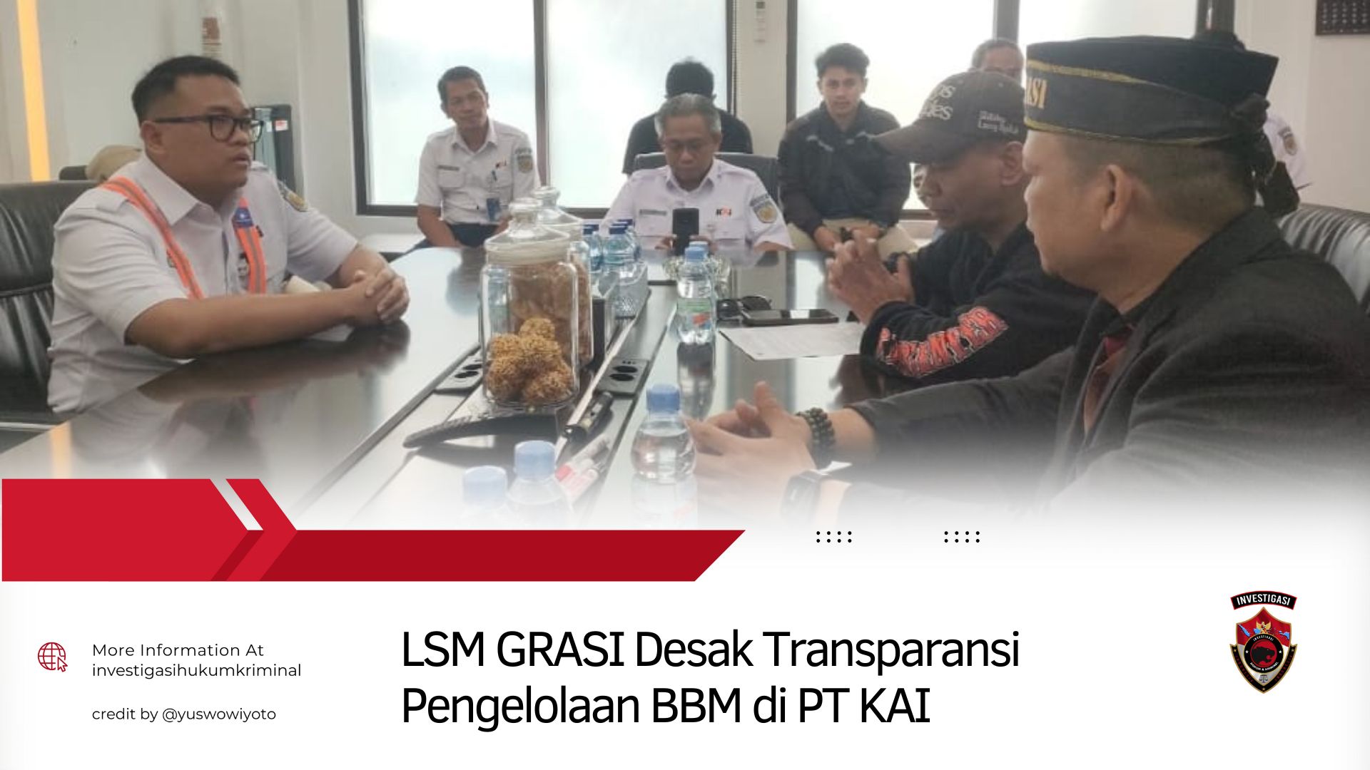 LSM GRASI Desak Transparansi Pengelolaan BBM di PT KAI