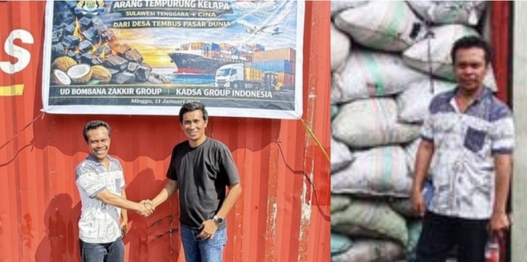 Arang Tempurung Kelapa Sultra Mulai Tembus Pasar Ekspor Tiongkok