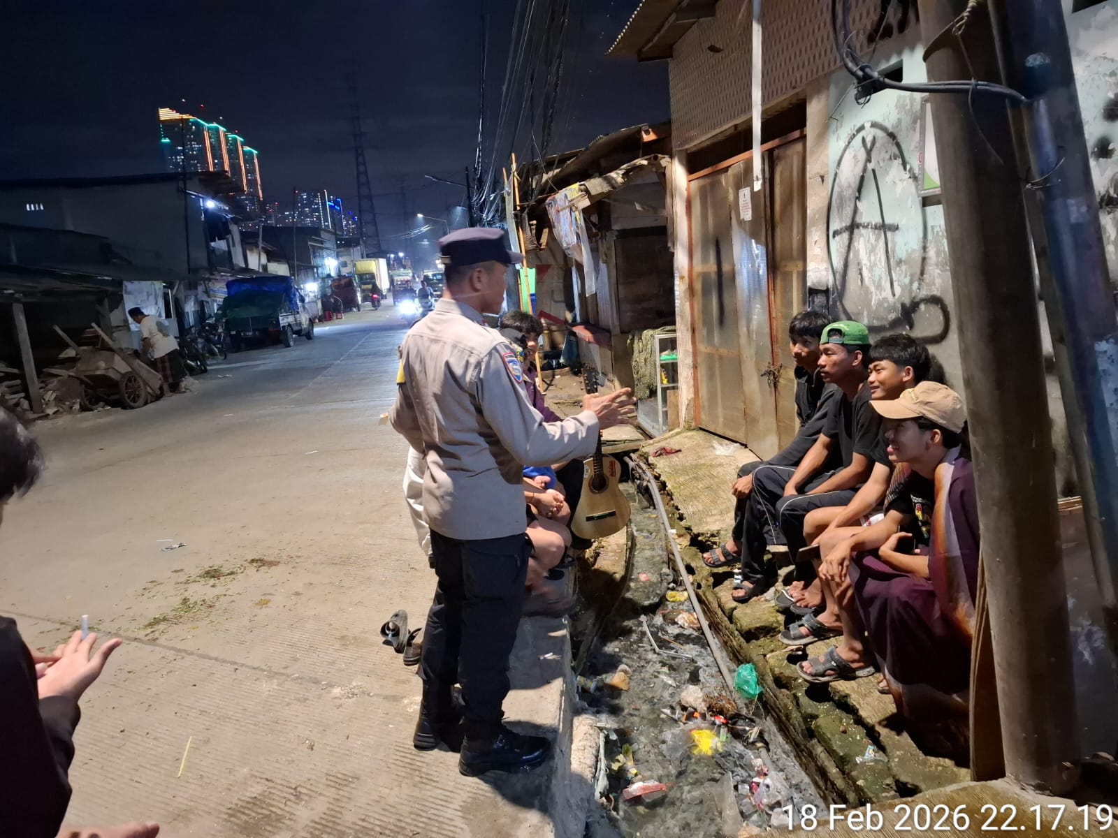 Polres Priok Intensifkan Patroli KRYD, Sambang Satkamling & Ajak Pemuda Jaga Kondusivitas Ramadhan