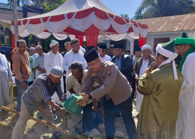 Wakapolres Simalungun Hadiri Groundbreaking Rumah Tahfiz Quran Haji Sugiat Santoso