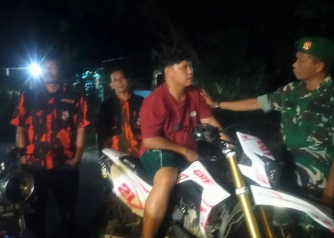 Koramil 19/Silau Kahean Gelar Patroli Siskamling Bersama Warga Wujudkan Lingkungan Aman Dan Kondusif