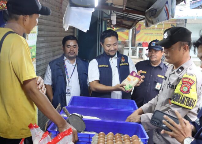 Satgas Pangan Polres Priok Cek Stok Dan Harga Bapokting Di Pasar Muara Angke