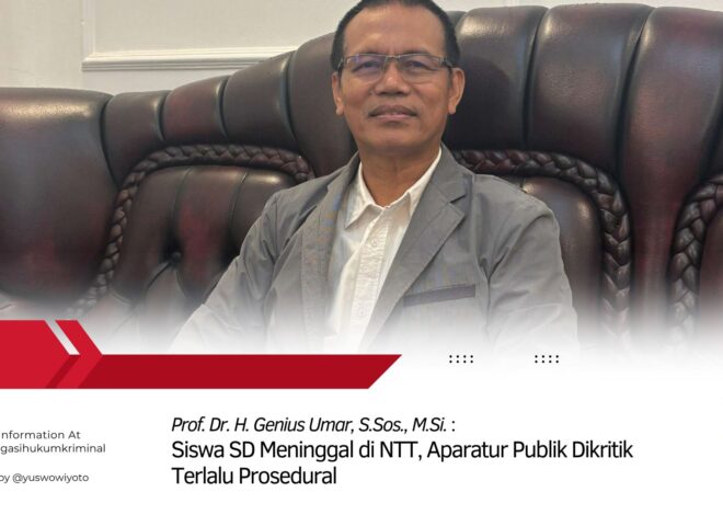 Siswa SD Meninggal di NTT, Aparatur Publik Dikritik Terlalu Prosedural