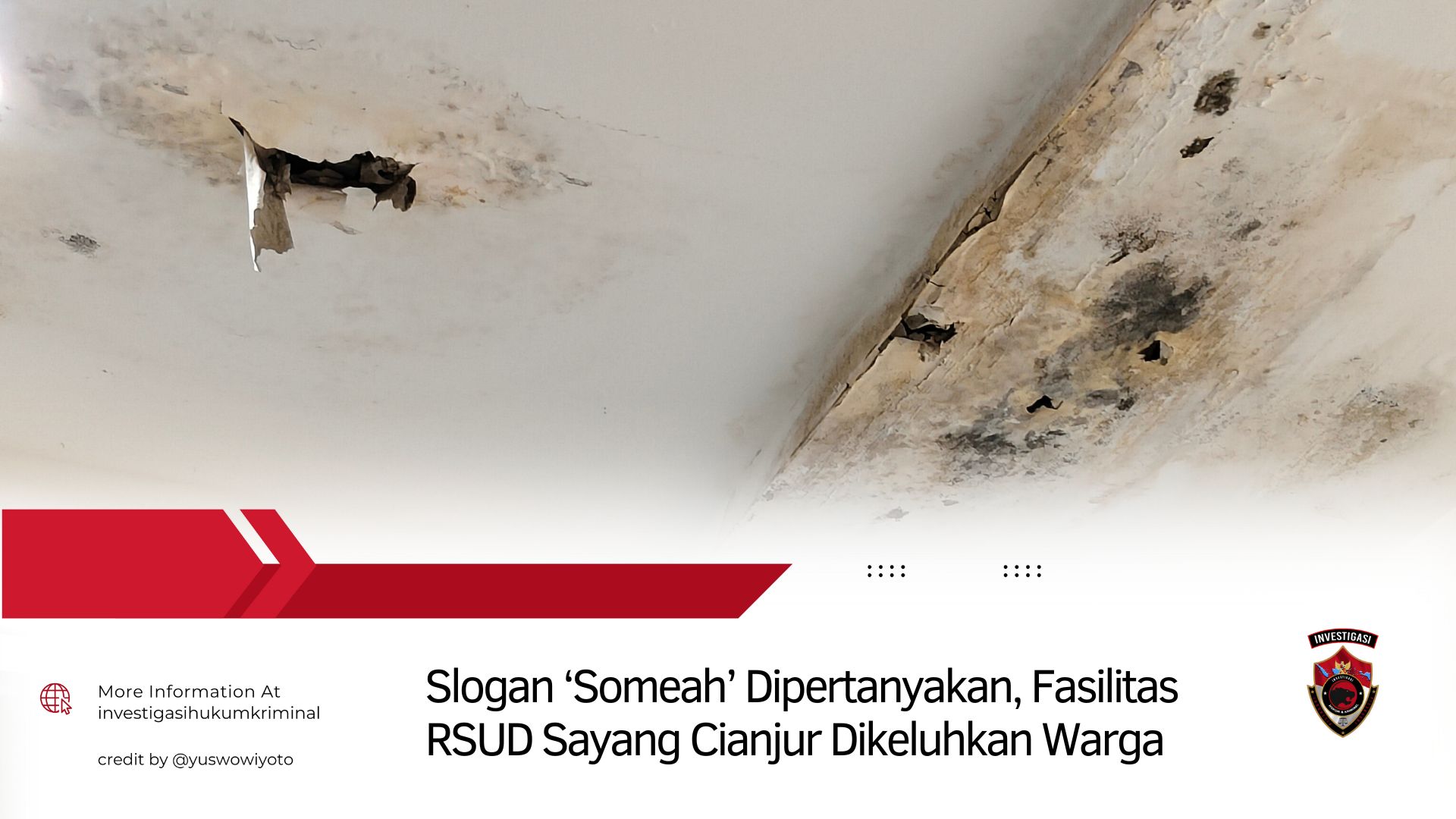 Kualitas Pelayanan Publik RSUD Sayang Cianjur Kembali Disorot