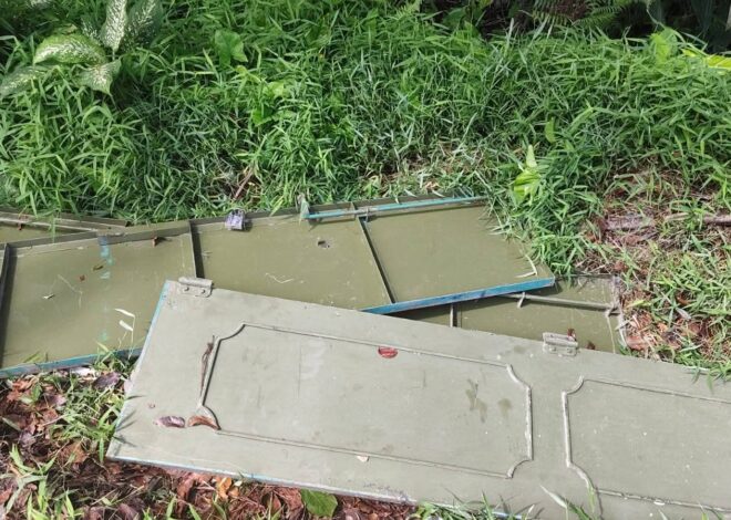 Warga Lapor Via WhatsApp, Polsek Perdagangan Temukan 3 Pintu Besi Curian Senilai Jutaan Rupiah Di Pinggir Jalan