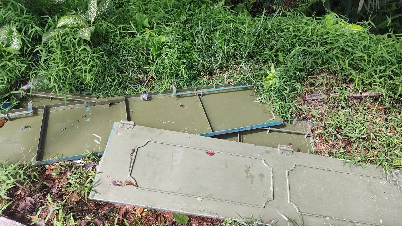 Warga Lapor Via WhatsApp, Polsek Perdagangan Temukan 3 Pintu Besi Curian Senilai Jutaan Rupiah Di Pinggir Jalan