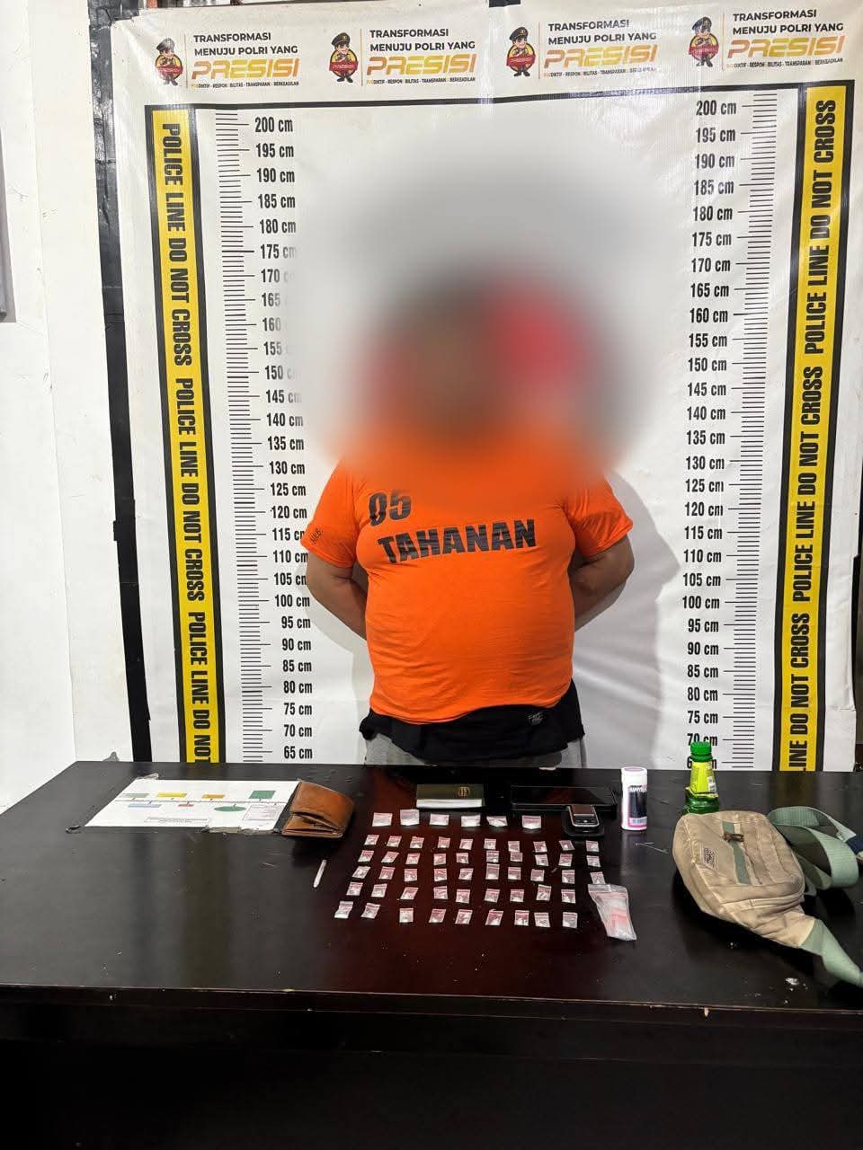 Tengah Malam Digerebek Di Kos Polres Simalungun Ciduk Bandar Sabu Dengan 54 Plastik Klip Siap Edar